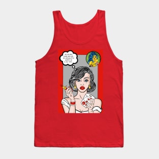 Toilet Roll Heartbreak Tank Top